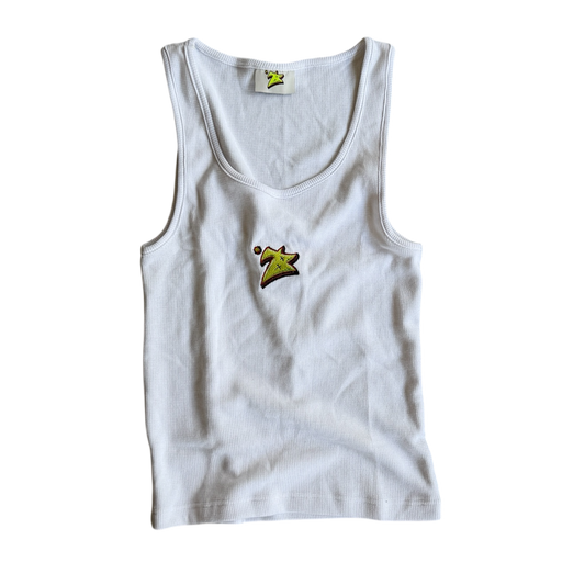 BLVDJNK TANK TOP WHITE - LOW STOCK