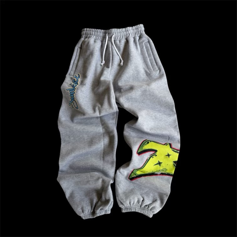 "BAD INFLUENCE" SWEATS ATHLETIC GREY